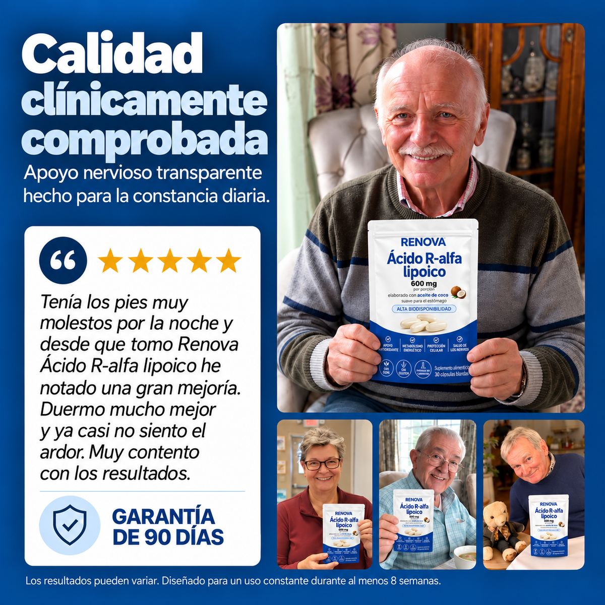 Ácido R-Alfa Lipoico 600 mg – Forma R Pura
