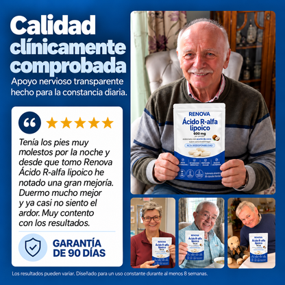 Ácido R-Alfa Lipoico 600 mg – Forma R Pura